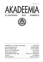 Akadeemia 8 2020